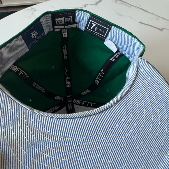 Amongst Friends Men Adult Hat 7.5 - Green w XIX on back - Picture 6 of 7